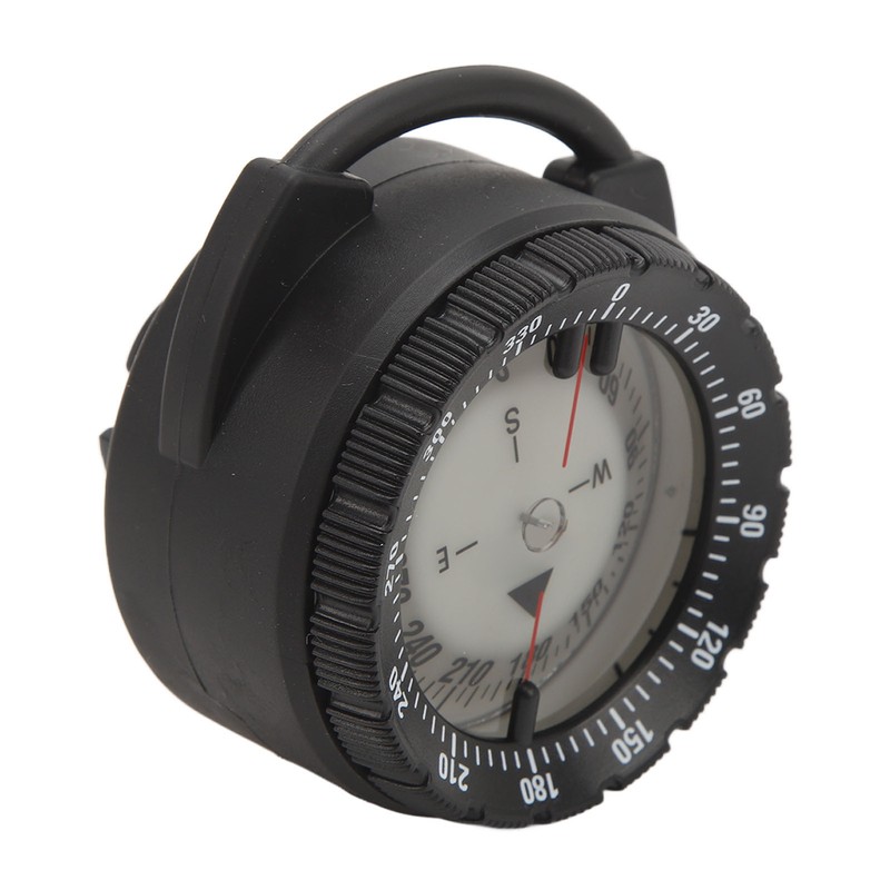 50M Underwater Diving Compass Luminous Magnetic Waterproof Pipe Clamp Diving