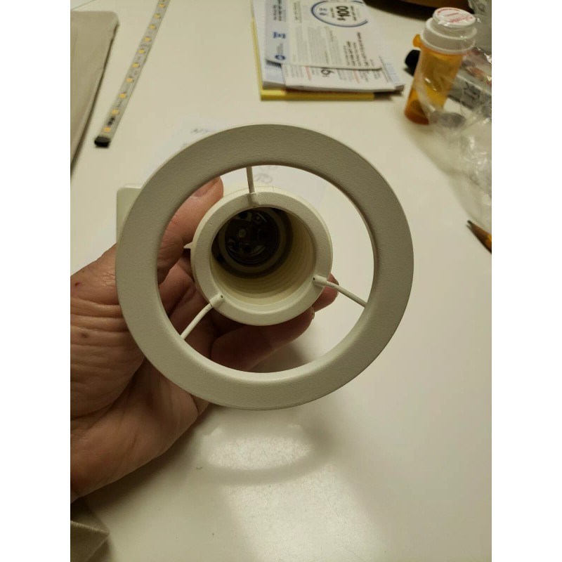 LIGHTOLIER 9223WH LYTESPAN TRACK LIGHTING PARR-FLEX RING, MATTE WHITE