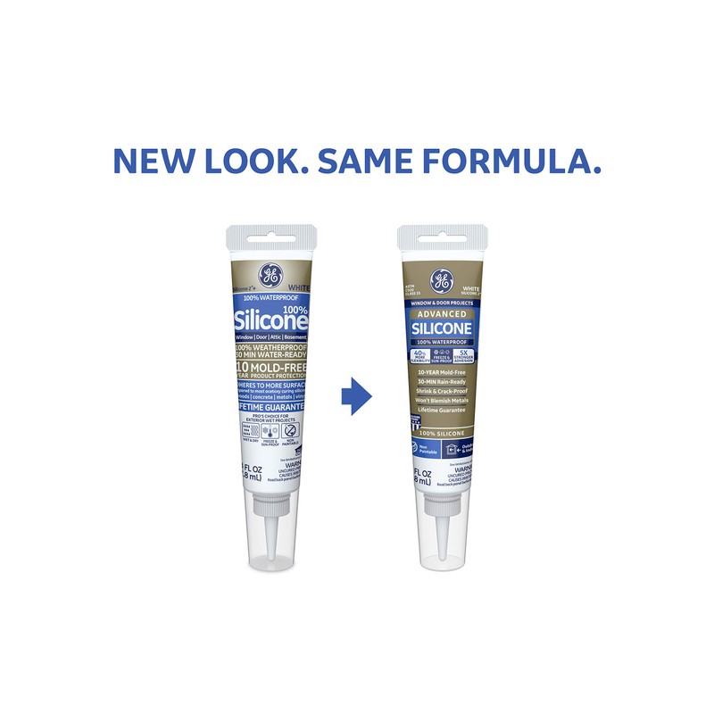 GE Sealants & Adhesives GE500 Advanced Silicone 2 Window &