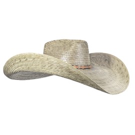 Mexart Oversized Cowboy Wide Brim Straw Hat Natural | Sombrero de Palma Grande Natural