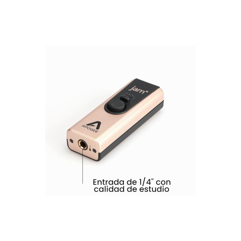 Apogee Jam X USB-C Interfaz de audio para guitarra con
