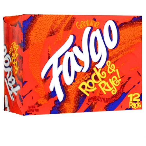 Faygo Rock and Rye, 12 oz Can (12 Pack)