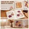 3Pcs/Set Maple Leaf Metal Cutting Dies,Maple Leaf Metal Template Molds