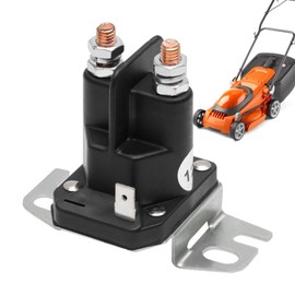 Lawn Mower Starter Solenoid - 12V Lawn Mower Starter Solenoid Relay,Mowing Machine Accessories, Grass Trimmer Garden Tractor Part