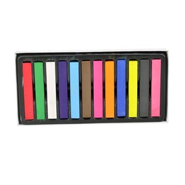 Baluue Colors Temporary Pastel Hair Chalk Kit Washable Hair Dye for Parties Festivals and Cosplay Non-harmful Easy to Apply