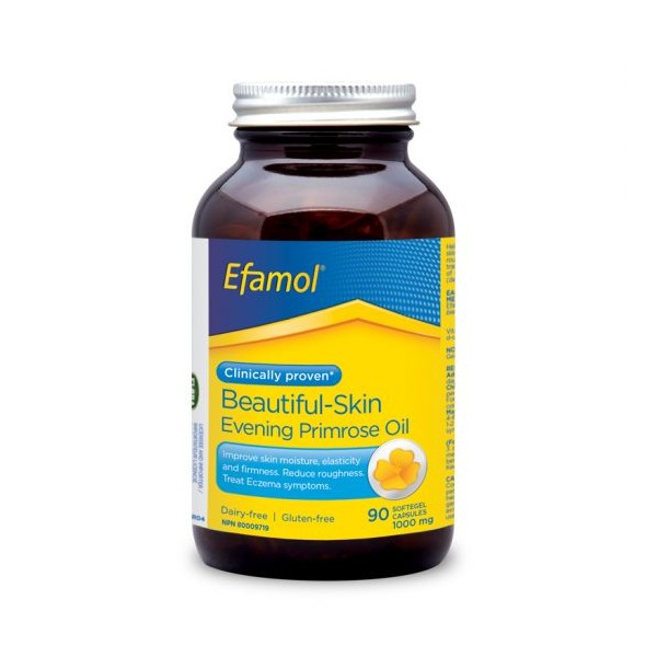 Efamol Beautiful-Skin Evening Primrose Oil (1000 mg), 90 Softgels