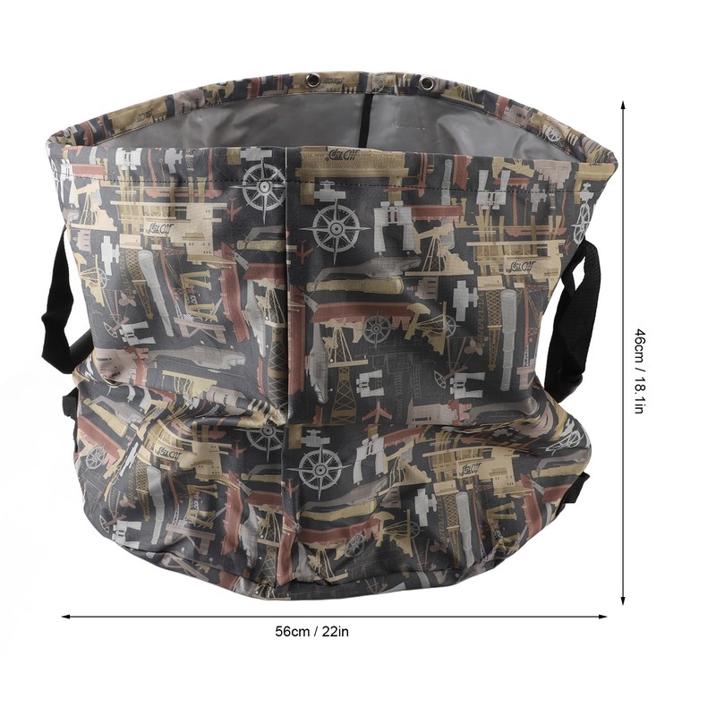 Garden Waste Bag Reusable Large Capacity Foldable Waterproof Dust Proof