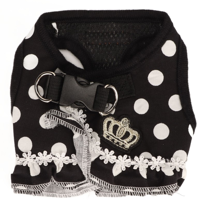 Dog Harness Leash Cute Stylish Polka Dot Pet Vest Traction