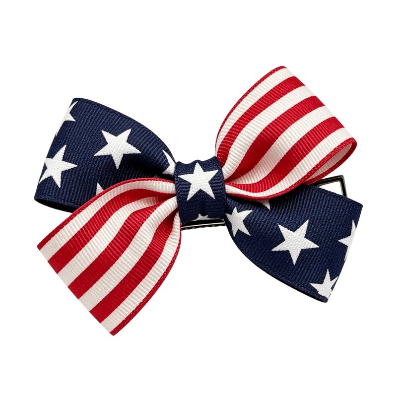 Patriotic Ribbon 2 Rolls 20 Yards 1.5" Red White Blue