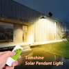 Tomshine Solar Pendants Light with Remote Control Brightness Adjustable 12