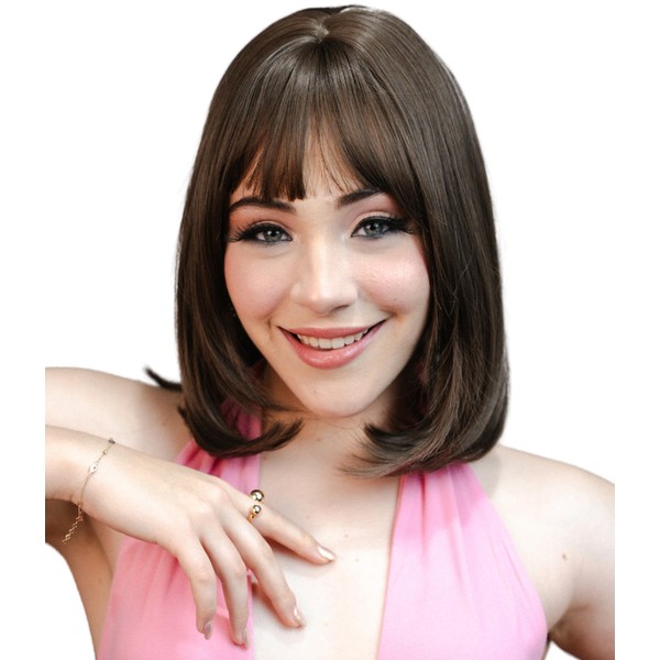 GAIBMAX - Pelucas Para Mujer, Pelucas Cabello Corto, Peluca Corte