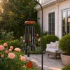 Wind Chimes for Outside, 35 Inch Aluminum Rose Memorial Chime