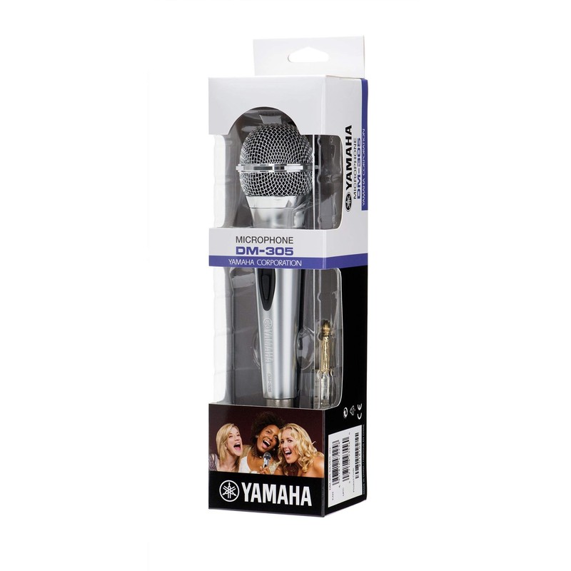 Yamaha Dynamic Microphone DM-305 Super Cardioid XLR Female to Phone