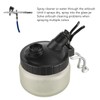 Airbrush Cleaning Pot Universal Glass Bottle Airbrush Cleaning Jar with