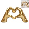 DYOUen Heart Shape Hand Gestures Statue Heart ShapeFinger Sculpture Heart