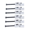 6PCS Metal Guitar Tremolo Saddles Double Locking System String Saddle