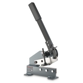 VEVOR Sheet Metal Shear, 6 in Manual Hand Plate Shear, Heavy Duty Mounting Type Sheet Cutter with Solid Steel Frame, High Precision, Extended Handle for Cutting Steel, Copper, Rebar, and Aluminum