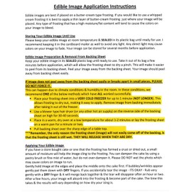 7.5" Pre-Cut Round Boot Edible Image By TNCT!