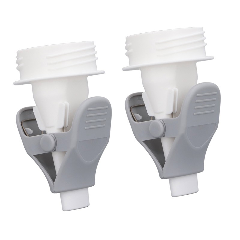 2Pcs Breastmilk Storage Bag Adapter Portable Convenient Use Wide Mouth