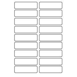 Avery etvet36 Pack of 36 Clothes Labels 45 x 13 mm White