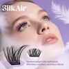 BelleQiana Silk Air Individual Eyelashes​Feather-Light Ultra-Soft Band Lashes, DIY Cluster