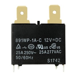 Water Heater Air Conditioner Power Relay 891WP-1A-C-12VDC