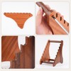 Knife Block, Natural Walnut Wood Fixed Blade Knife Collection Display