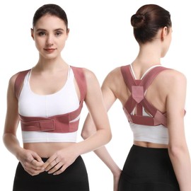 XFSRG Rücken Geradehalter Damen und Herren Bequemer Einstellbare Schultergurt Haltungskorrektur Bietet Schmerzlinderung von Nacken, Schulter, und oberen Rücken