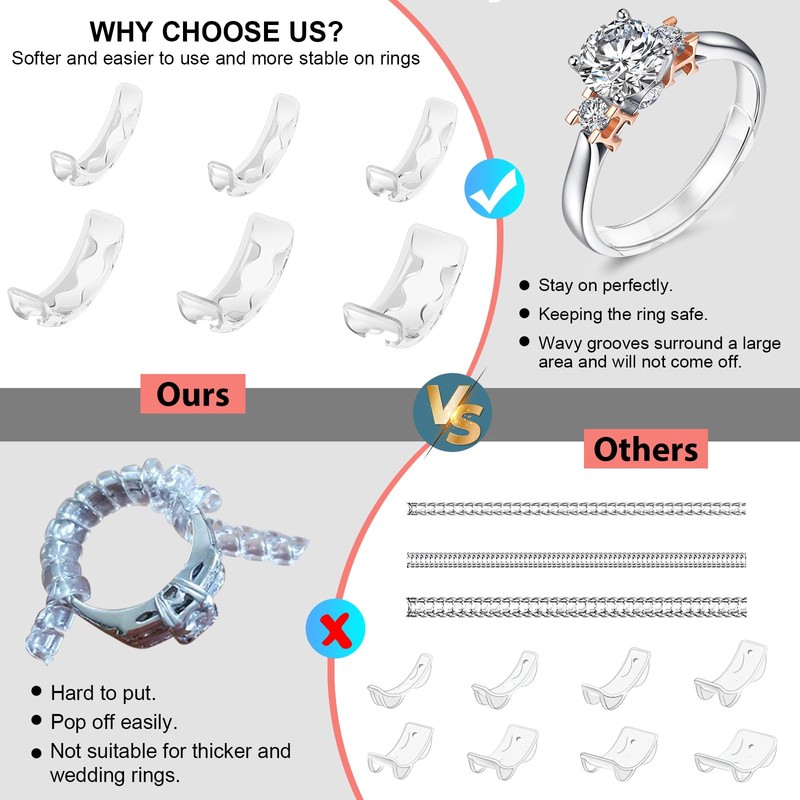 Ring Sizers for Loose Rings Ring Guards for Loose Rings