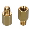 HanTof 6-32 Brass Motherboard Standoffs,ATX Case Standoffs, ATX Standoff for