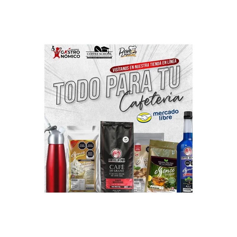 50 Sabores Base Para Frappe En Polvo 1kg, Universo Cafetero