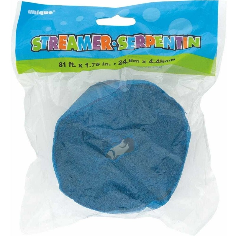 Unique Industries Blue-Turquoise Crepe Streamer 81ft