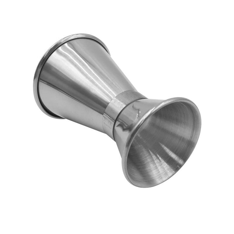 NUZAMAS Measuring Cup 15/30ml 304 Stainless Steel Double Head Beaker