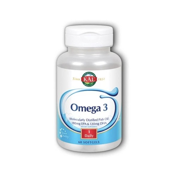 Omega 3 60 Softgels By Kal