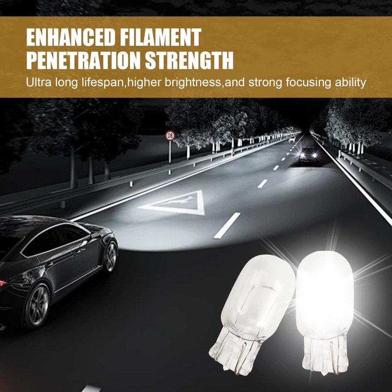 DACIRTY 10 PCS Brake Light Bulb, T20 Car Miniature Bulb,