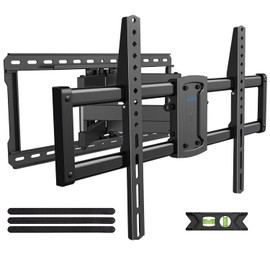 USX STAR 37-90 inch Full Motion TV Wall Mount, Fits 24" Wood Studs, Wall Mount TV Bracket with Smooth Swivel, Tilt, Extension, TV Mounts Hold up to 150lbs, Max VESA 600x400mm