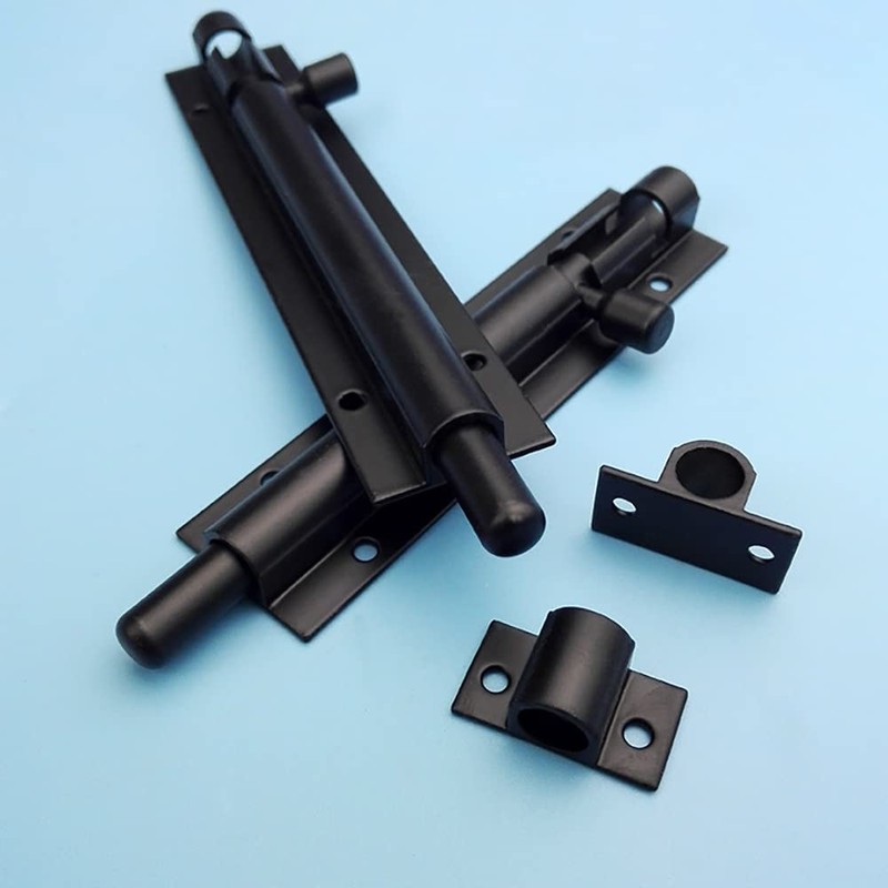 4 Pack 5 Inch Barrel Bolt Lock, Heavy Duty Slide