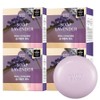 Happy Bath Essence Moisture Soap Lavender, 90g, 4 pieces / 해피바스 에센스 모이스춰 비누 라벤더, 90g, 4개입