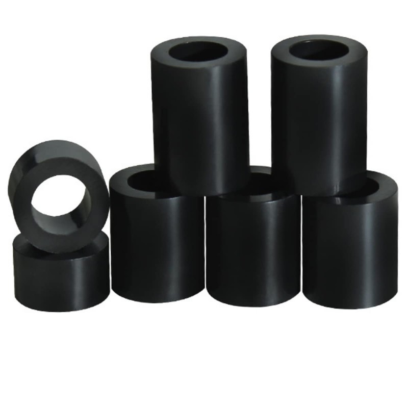 Black ABS Round Washers 13mm Length, OD 7mm, ID 3.2mm,