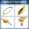 INFINAUTO Motorcycle Rear View Mirrors Bar End Side Mirrors Mount