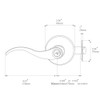 Haifuan Lever Handle Lock is applicable to entrance door, passage,