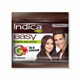 Indica Hair Color - Dark Brown, 25ml Sachet