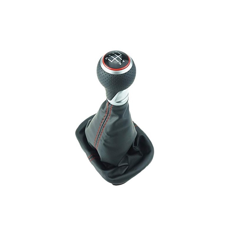 Do!LED Gear Stick Gaiter 5 Gears Red / Silver Ring