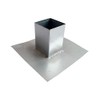Pitch Pocket Roof Flashing in Heavy Duty Galvanized Steel -