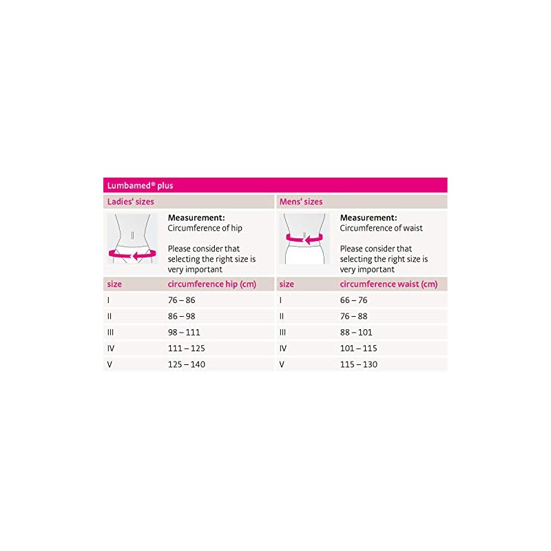 Medi Lumbamed Plus - Soporte Lumbar para Hombre y Mujer,