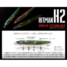 zahittomanrua-zu (The Hitman Lures) Metal Jig H2 Pink G h02713gdp45 