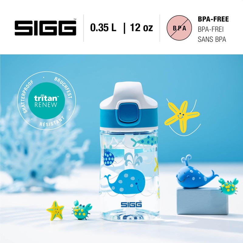 Sigg - Aluminium Kids Water Bottle - Miracle Ocean Friend