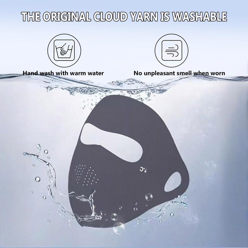 KUKASEN UPF 50+ Full Face Mask UV Protection Full Face