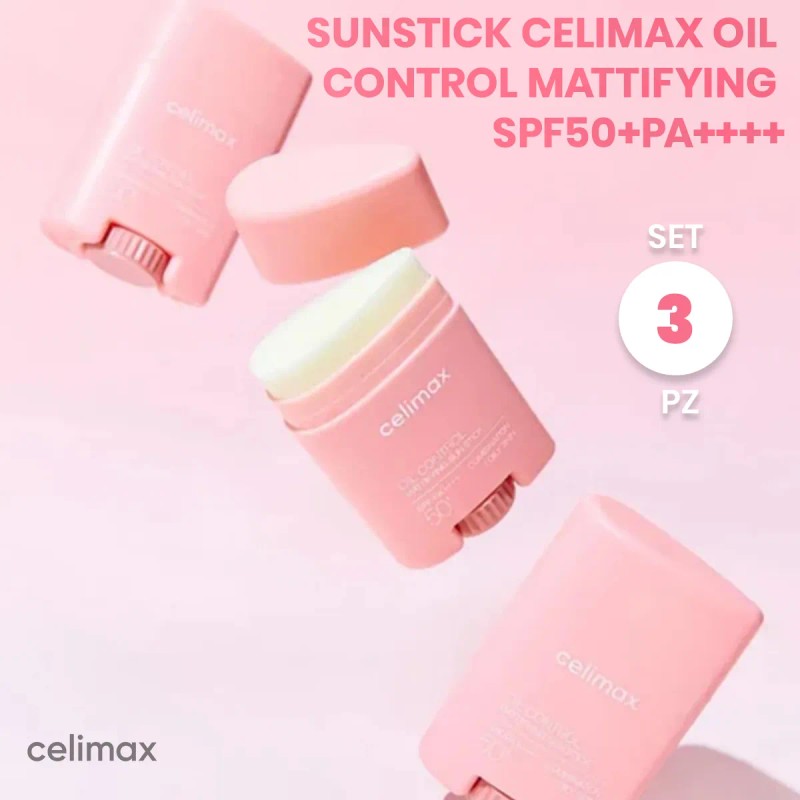 Set 3pz Celimax Sunstick Oil Control Mattifying Spf50+pa++++