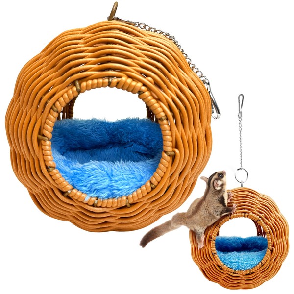 BNOSDM Sugar Glider Nest, Pet Glider Cage Sleep Nesting Squirrels